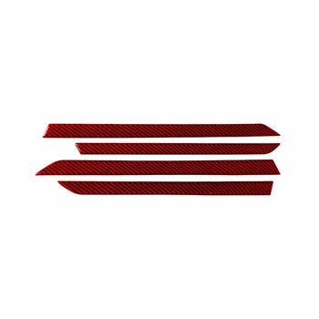 ABS Красная Декоративная Накладка На Межкомнатную Дверь Из Углеродного Волокна, Декоративная Наклейка Для Honda Civic 10Th Gen 2016 2017 2018 2019 Аксессуары