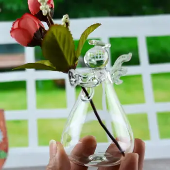Ваза для цветов, устойчивая гидропонная ваза, тонкое мастерство, держатель для цветов