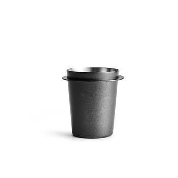 Дозирующая чашка из нержавеющей стали, кружка для нюхания кофе, устройство подачи порошка для кофемашины Эспрессо, портафильтр для вскрытия кофе (54 мм, черный)