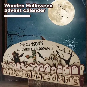 Забавный календарь событий Хэллоуина Для детей и взрослых, подходящий календарь для повседневной жизни