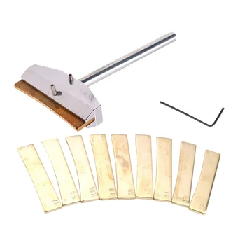 Инструмент для ремонта электрогитары, пресс-накладка для грифа из сплава со вставками, аксессуар для музыкального инструмента