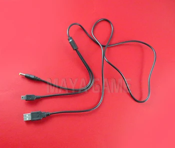 Кабель для передачи данных Зарядное устройство Мощность 2 в 1 USB кабель для передачи данных шнур для игровой консоли Sony PSP 1000 2000 3000