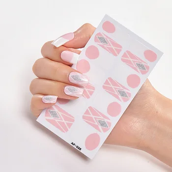 Наклейки для ногтей с полным покрытием Новинки лака для ногтей Дизайнерские наклейки для ногтей Маникюр Decoracion Наклейки для нейл-арта из фольги 2020 Креативный