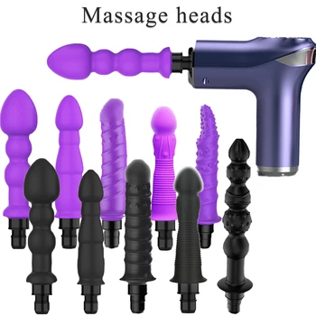 Пистолет для сухожилий, сексуальная массажная головка, женский силиконовый мастурбатор для женской фасции, пистолет для мастурбации, Сексуальные игрушки для секса пар
