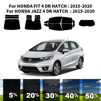 Предварительно обработанная нанокерамика комплект для УФ-тонировки автомобильных окон Автомобильная пленка для окон HONDA FIT 4 DR HATCH 2015-2020