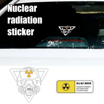 Радиационные наклейки, наклейки для автомобилей, наклейки на автомобильные наклейки, высококачественные радиоактивные Наклейки на бампер, автомобильные Аксессуары