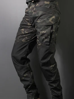 Уличные Тренировочные брюки Износостойкие тонкие тактические брюки с узкими штанинами Мужская уличная одежда леггинсы