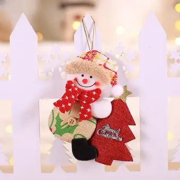 Уникальный подвесной кулон Санта-Клауса, многоцелевая легкая рождественская кукла, подвесная кукла-лось, подвесной кулон